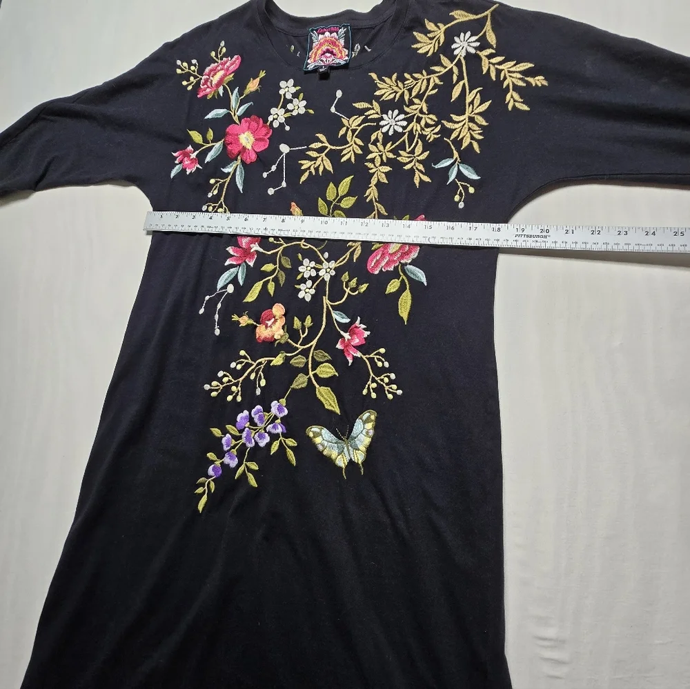 Johnny Was Osaka Dolman Sleeve Knit Dress Size Small - Picture 4 of 7